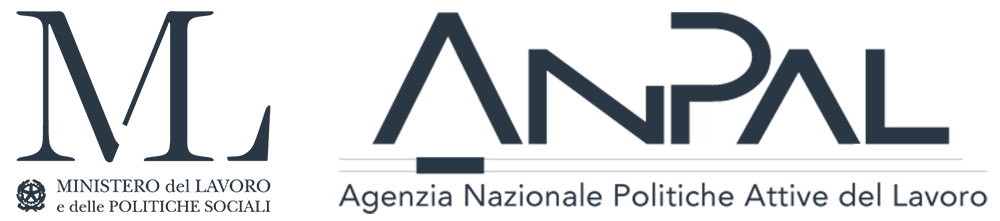 Loghi del Ministero del Lavoro e delle Politiche Sociali e di ANPAL